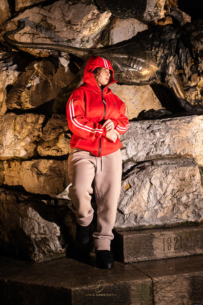 Masked Zipped Hoodie