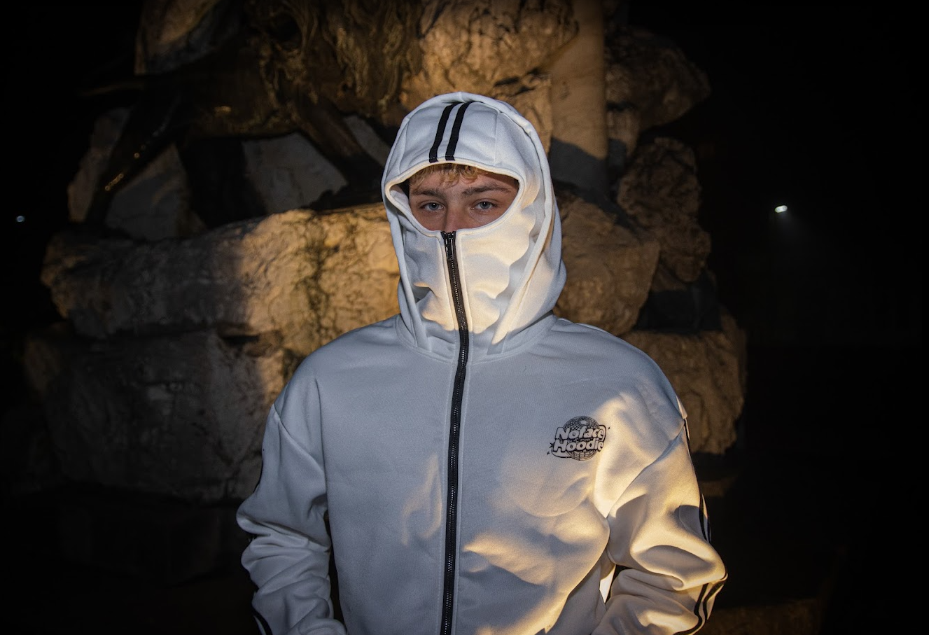 Masked Zipped Hoodie