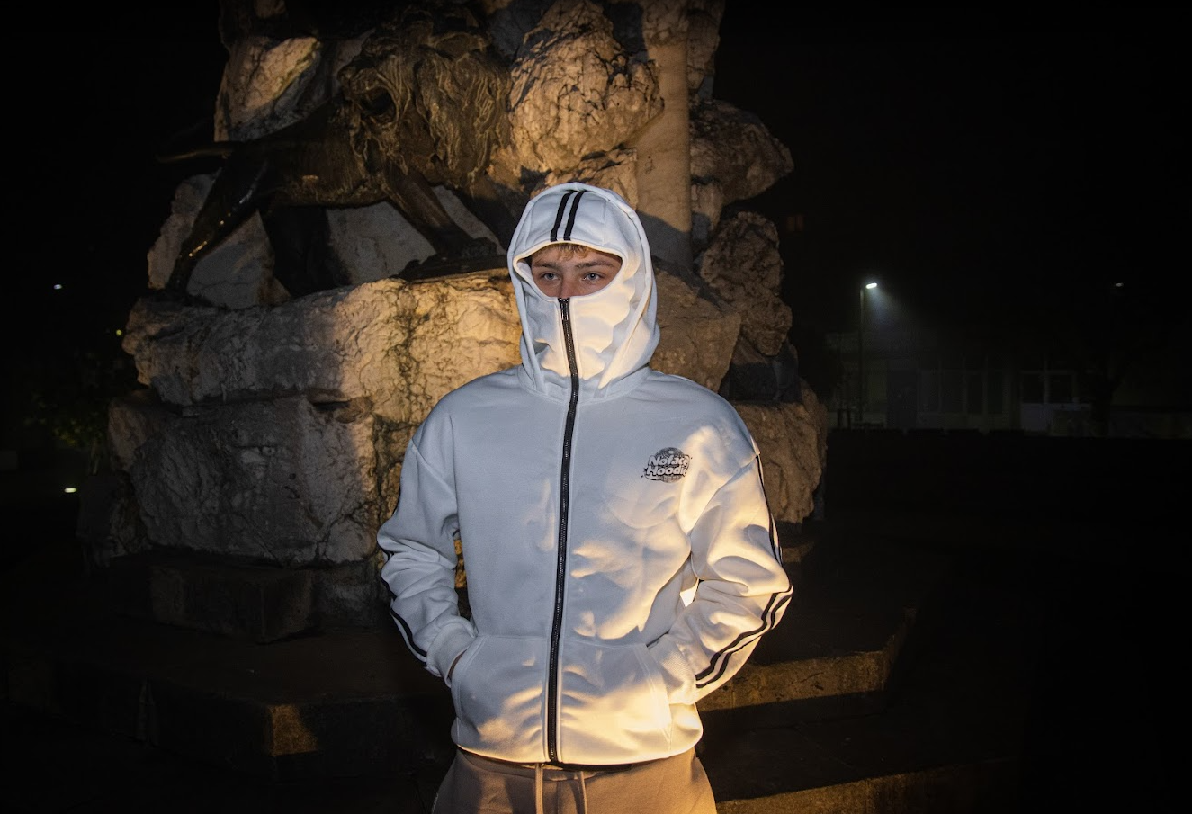 Masked Zipped Hoodie