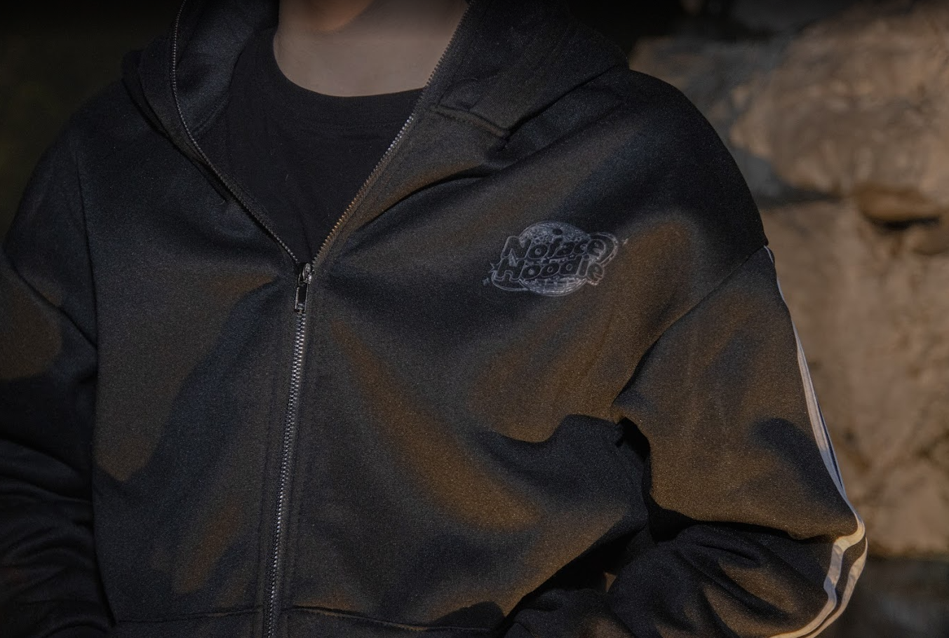 Masked Zipped Hoodie