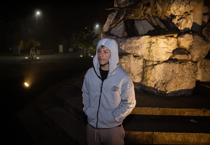 Masked Zipped Hoodie