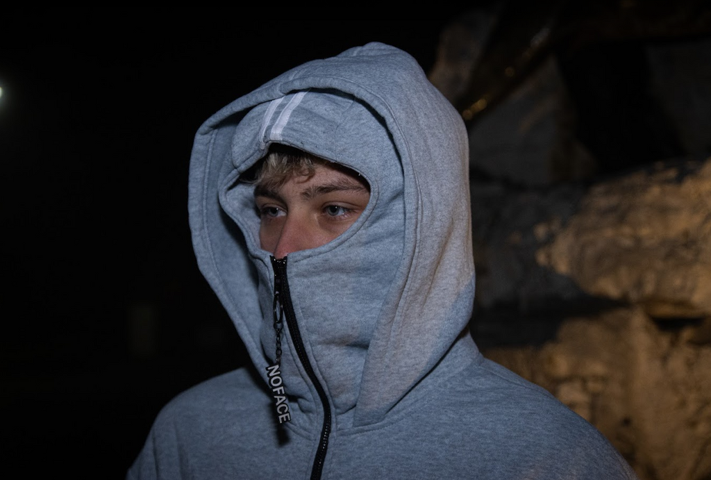 Masked Zipped Hoodie