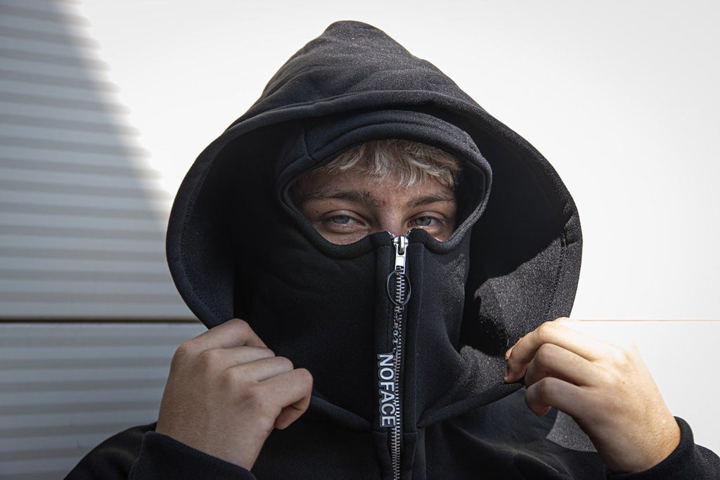 Masked Zipped Hoodie
