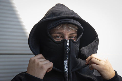 Masked Zipped Hoodie