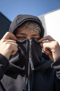 Masked Zipped Hoodie